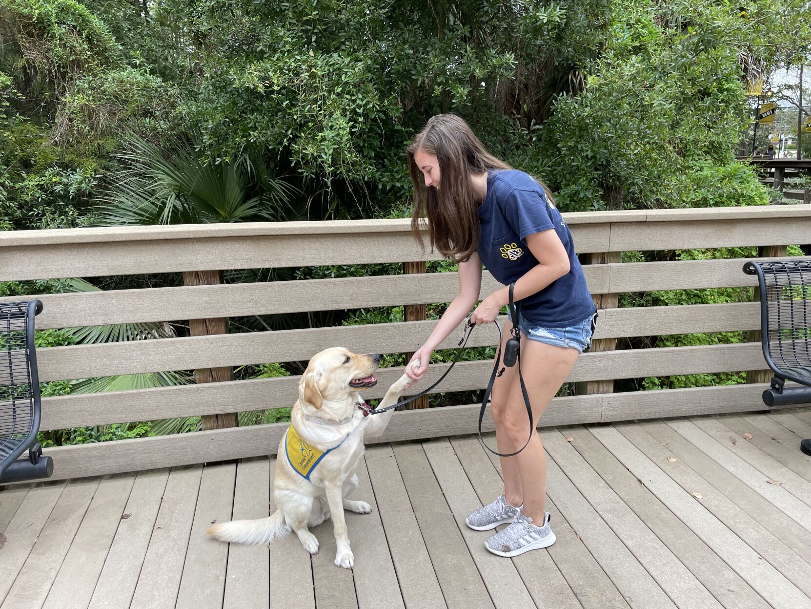 STEP President Prepares fro Her Service Dog's Graduation